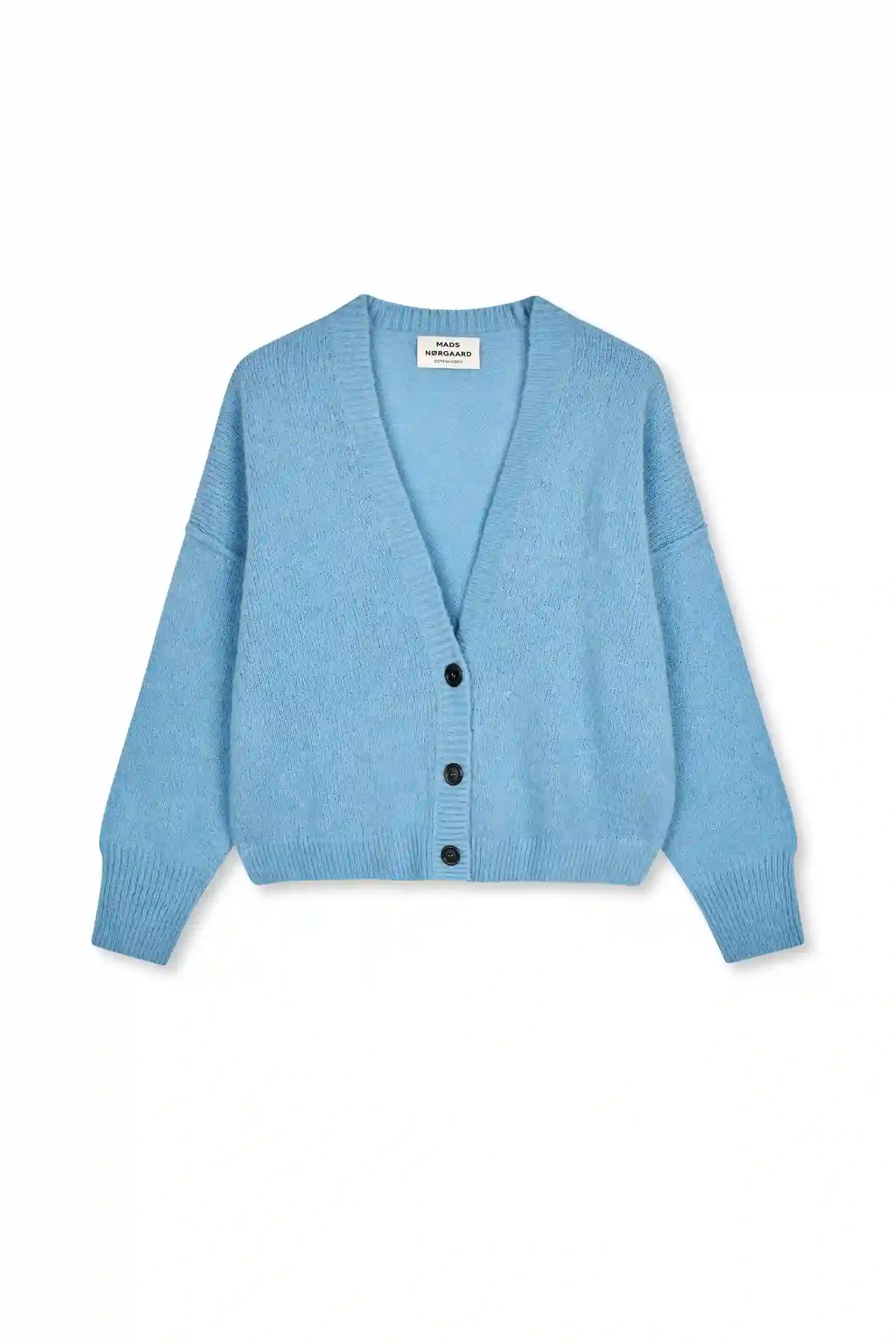 Mads Norgaard Alpaca Amber Cardigan - Crystal Teal