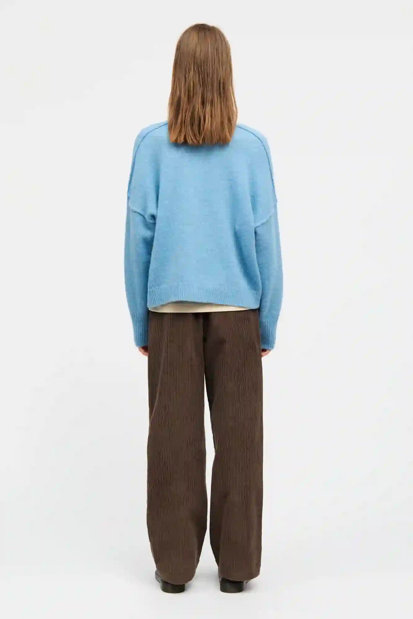 Mads Norgaard Alpaca Amber Cardigan - Crystal Teal