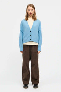 Mads Norgaard Alpaca Amber Cardigan - Crystal Teal