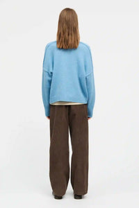 Mads Norgaard Alpaca Amber Cardigan - Crystal Teal
