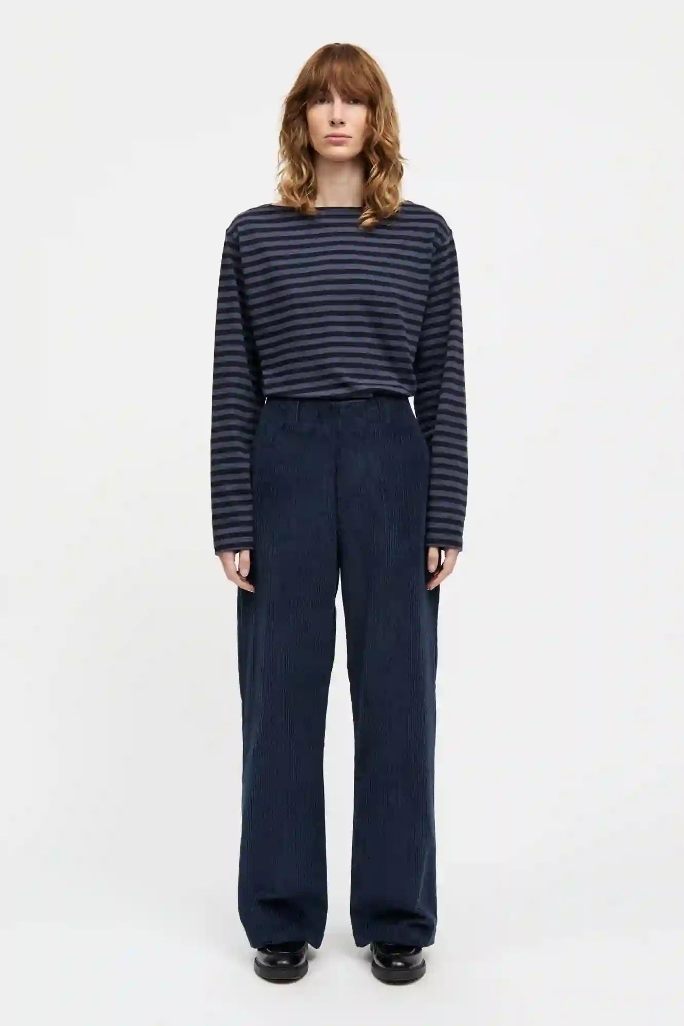 Mads Norgaard Pretty cord Carly Pants - Parisian Night
