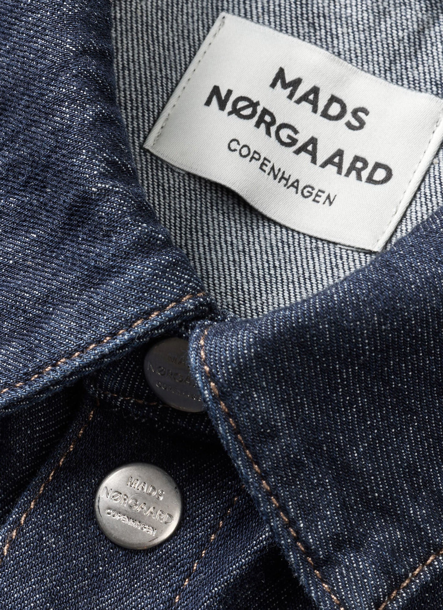 Mads Norgaard Cosy Denim Violet Dress - Dark Indigo