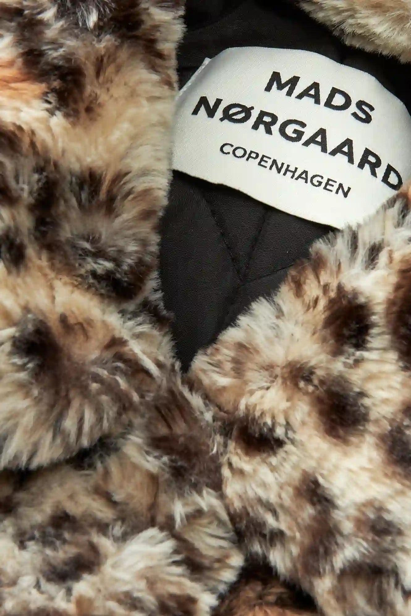 Mads Norgaard Faux Leo Nora Coat - Leopard
