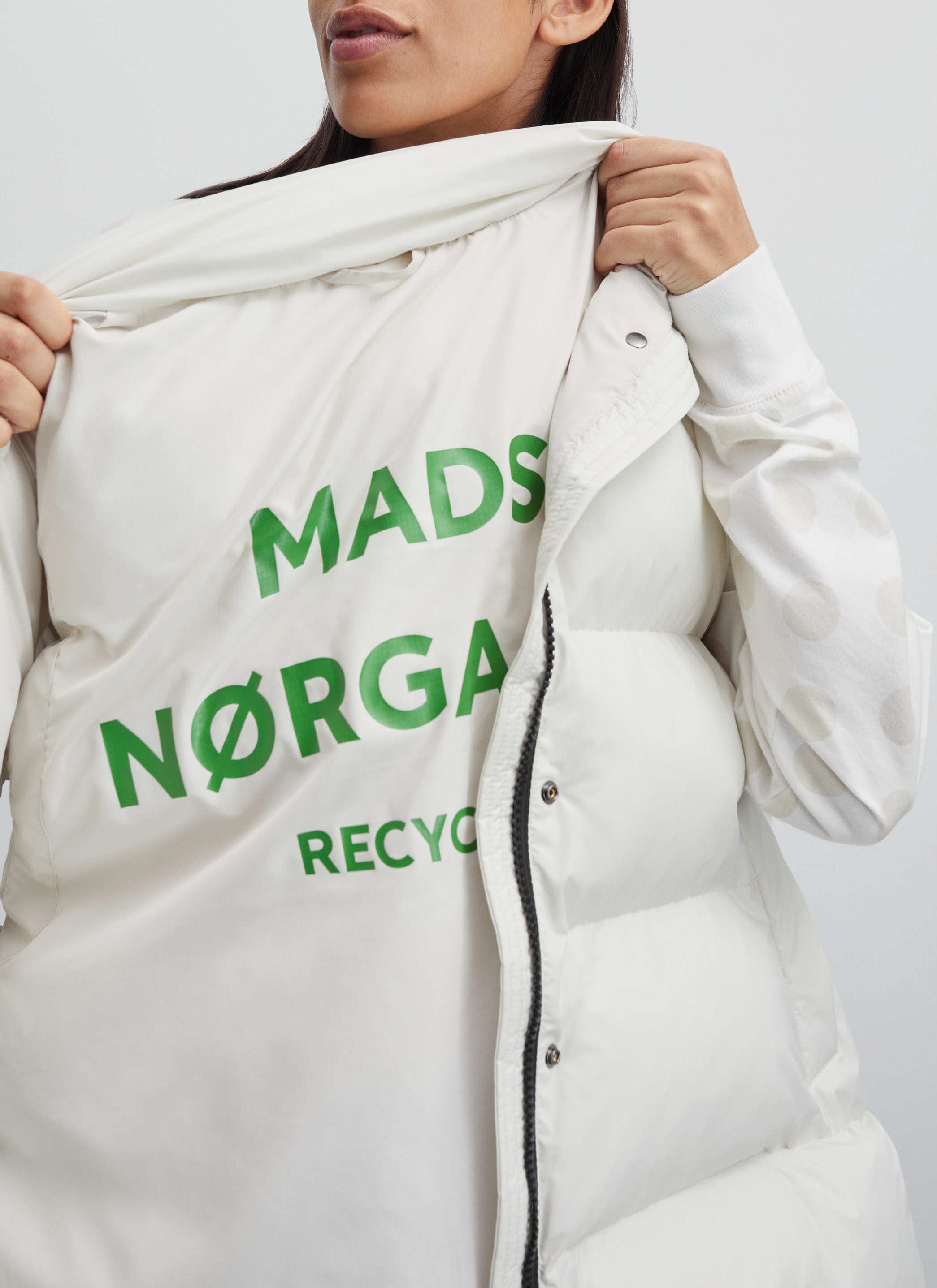 Mads Norgaard Recycle Jansy Vest - Silver Birch