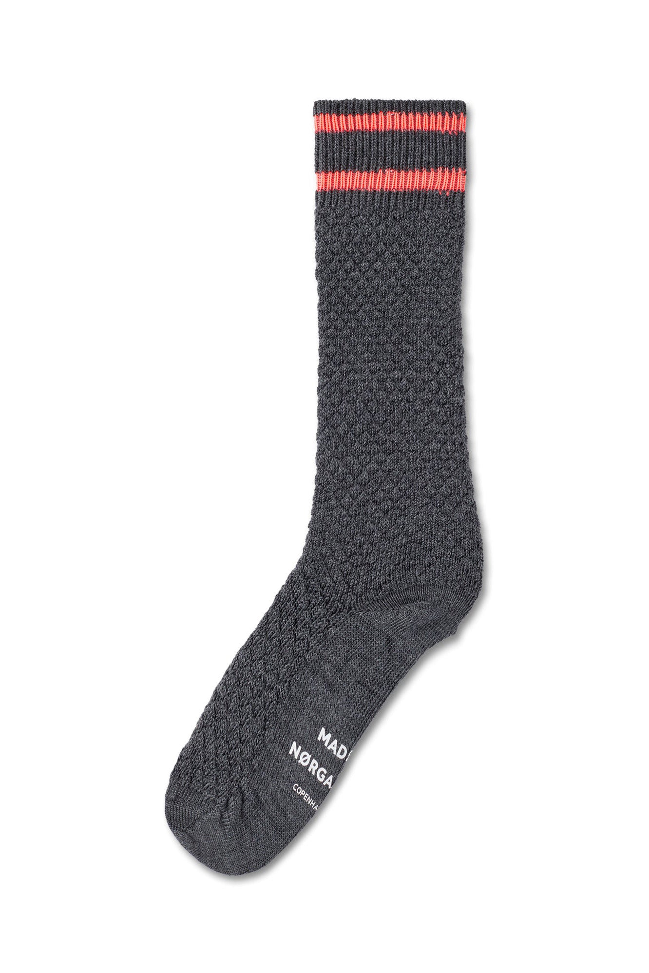 Mads Norgaard Woollen Bubble Socks - Dark Grey