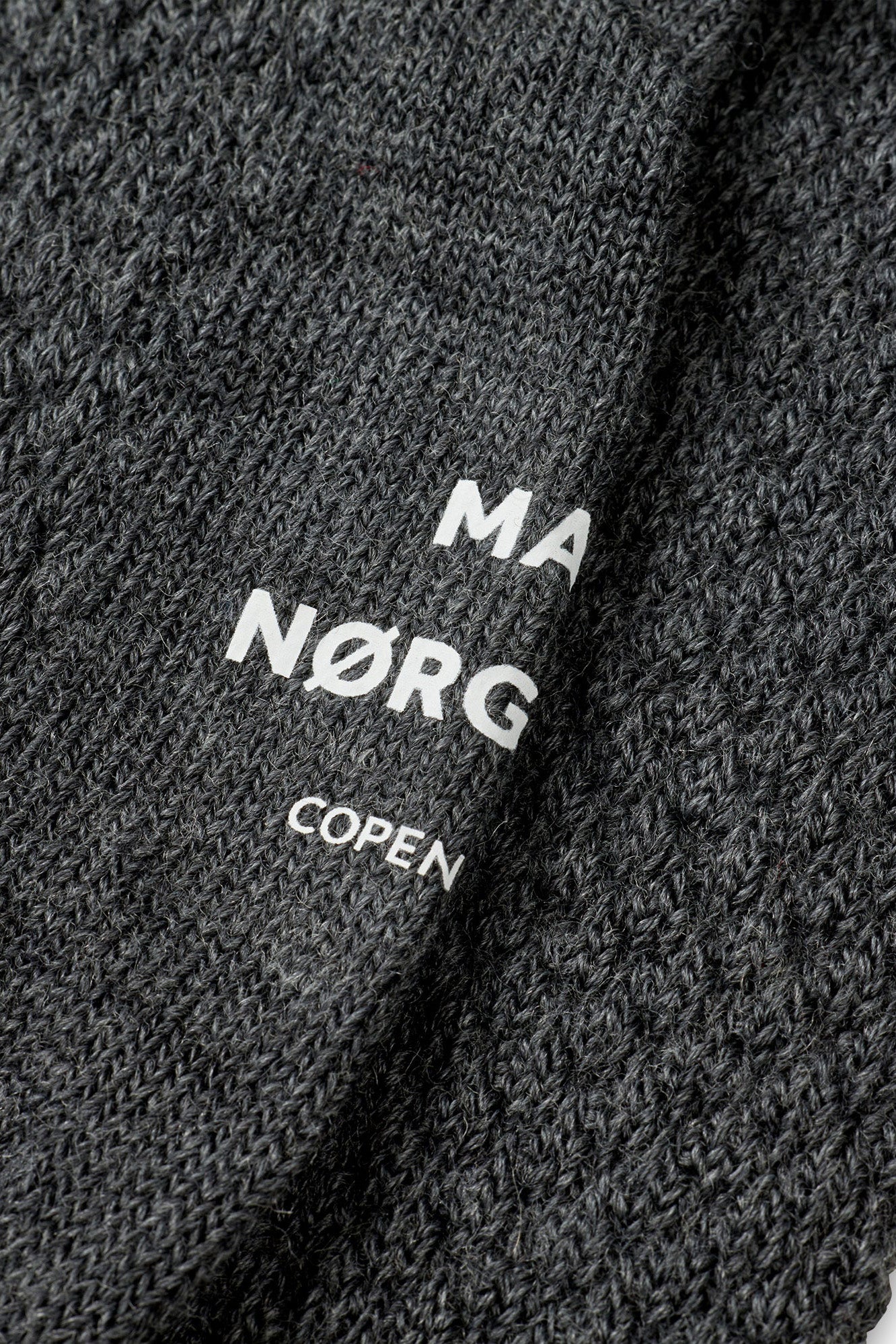 Mads Norgaard Woollen Bubble Socks - Dark Grey