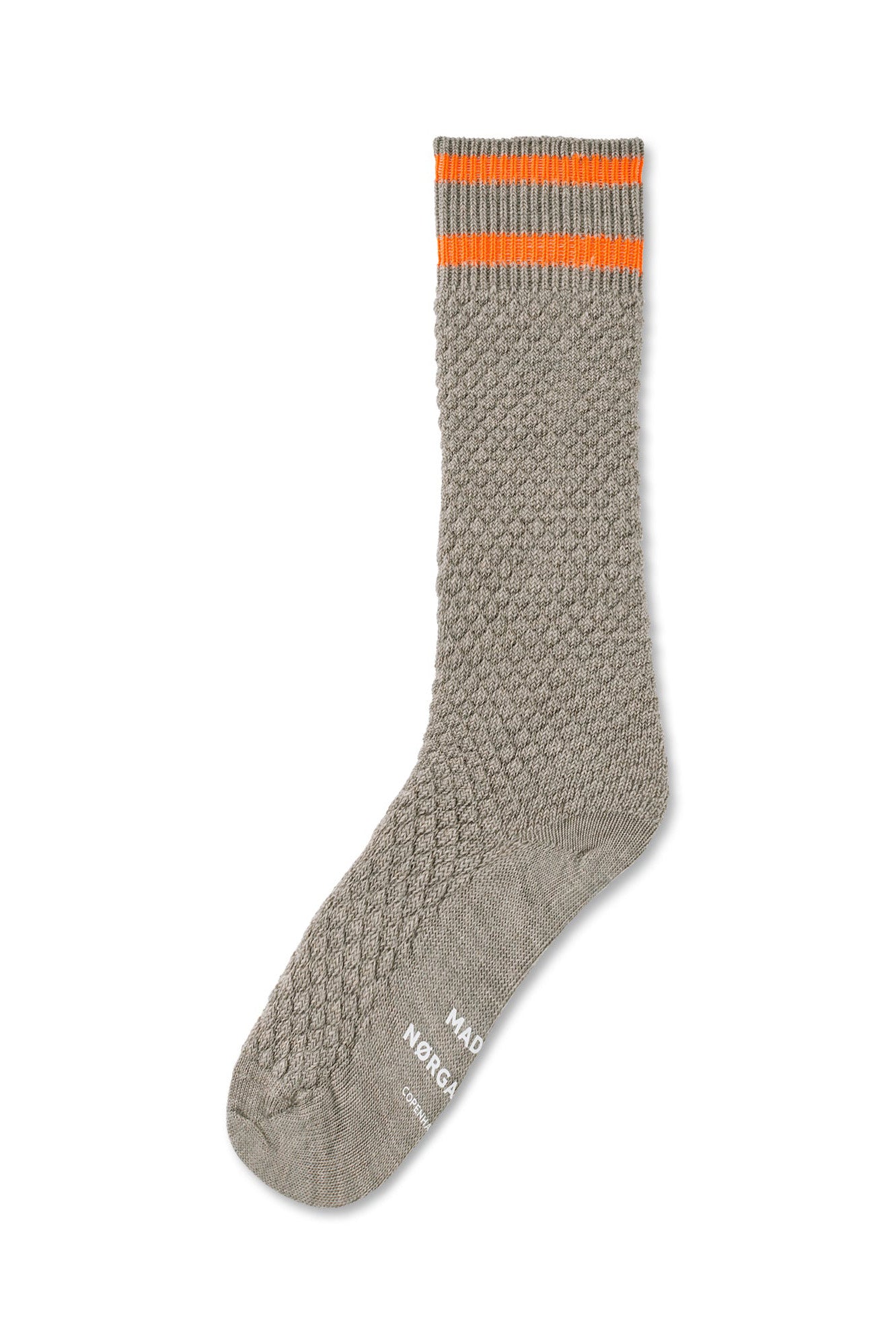Mads Norgaard Woollen Bubble Socks - Silver Birch