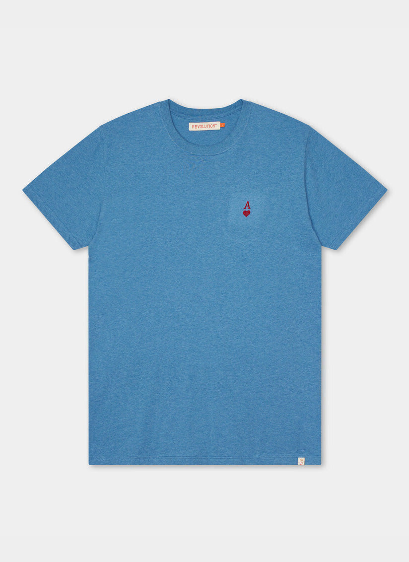 Revolution Ace T-Shirt - Blue Melange