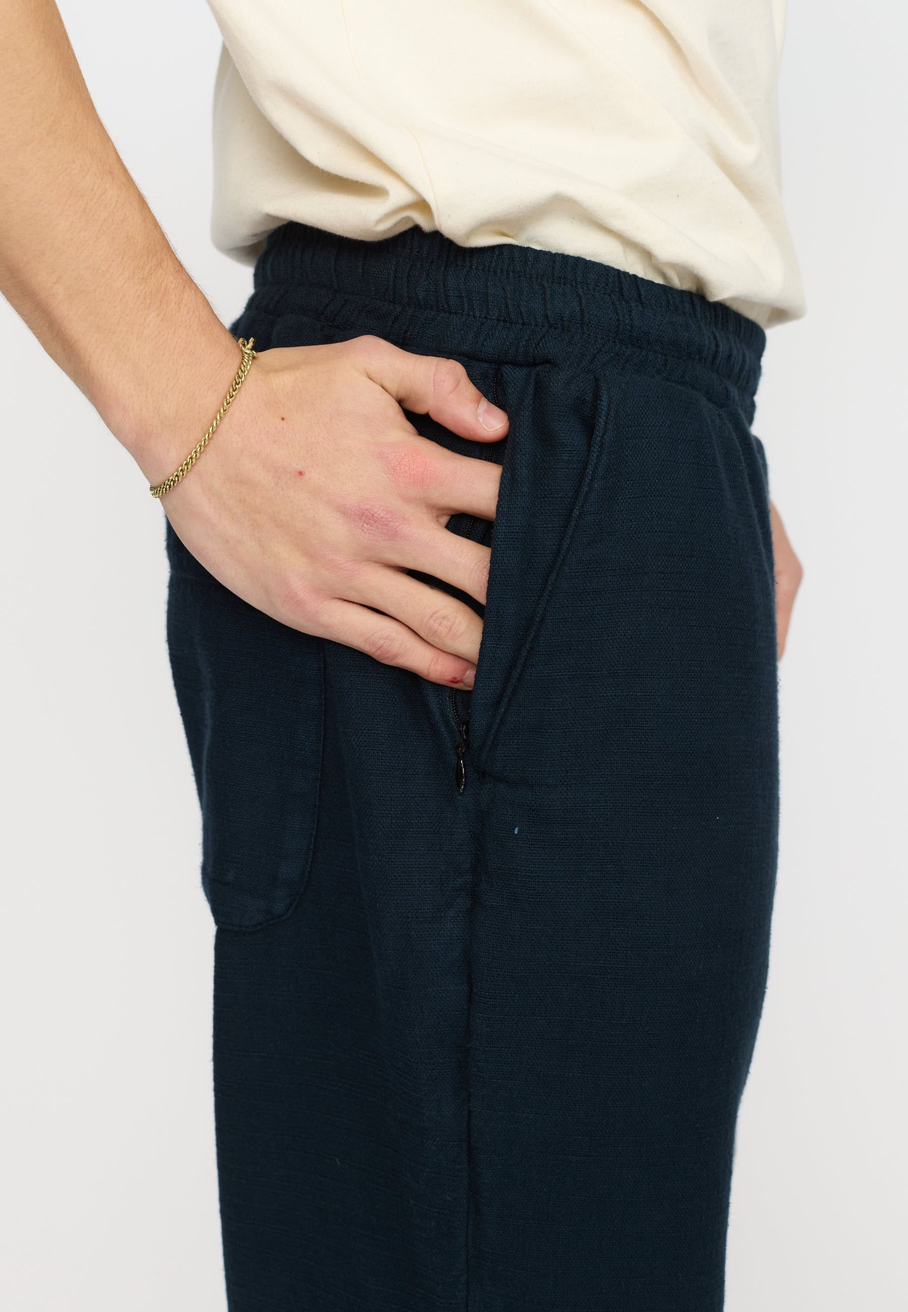 Revolution Casual Trousers - Light Weight Navy