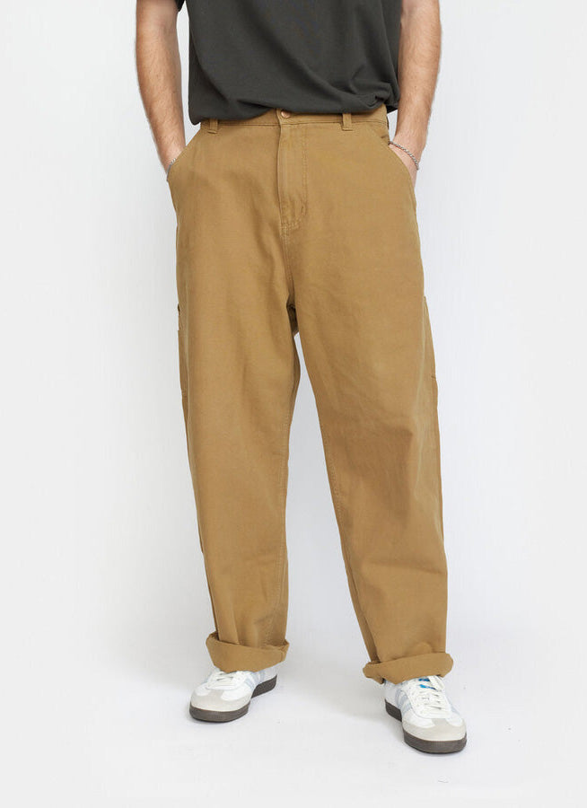Revolution Wide Worker Trousers - Dark Khaki