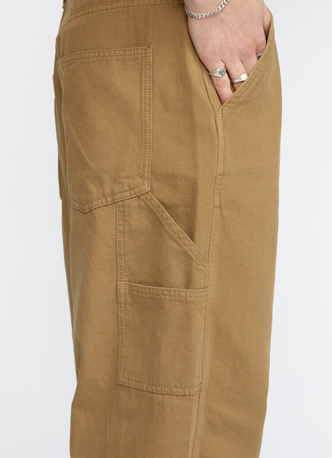 Revolution Wide Worker Trousers - Dark Khaki