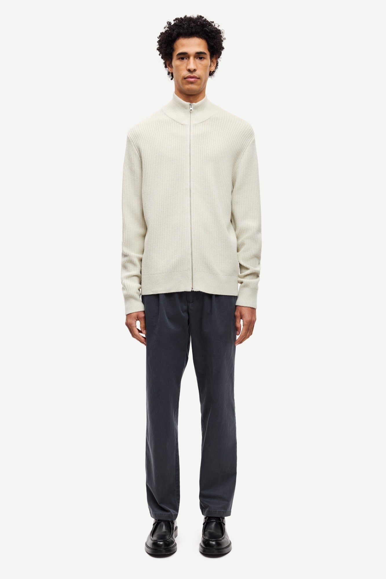 Samsoe Samsoe Jabari x Trousers - Black Oyster