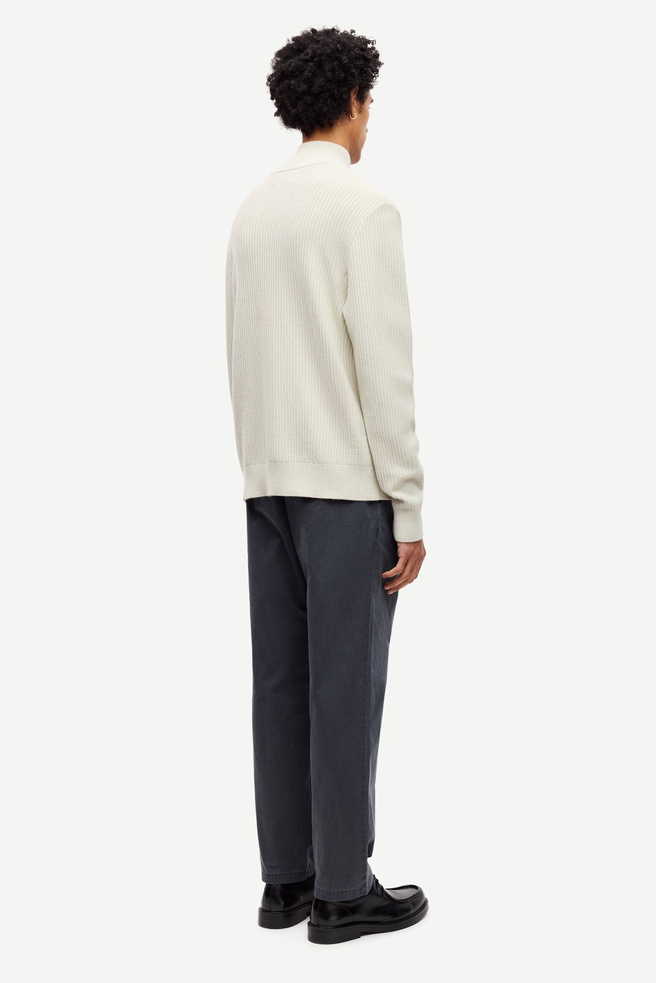 Samsoe Samsoe Jabari x Trousers - Black Oyster
