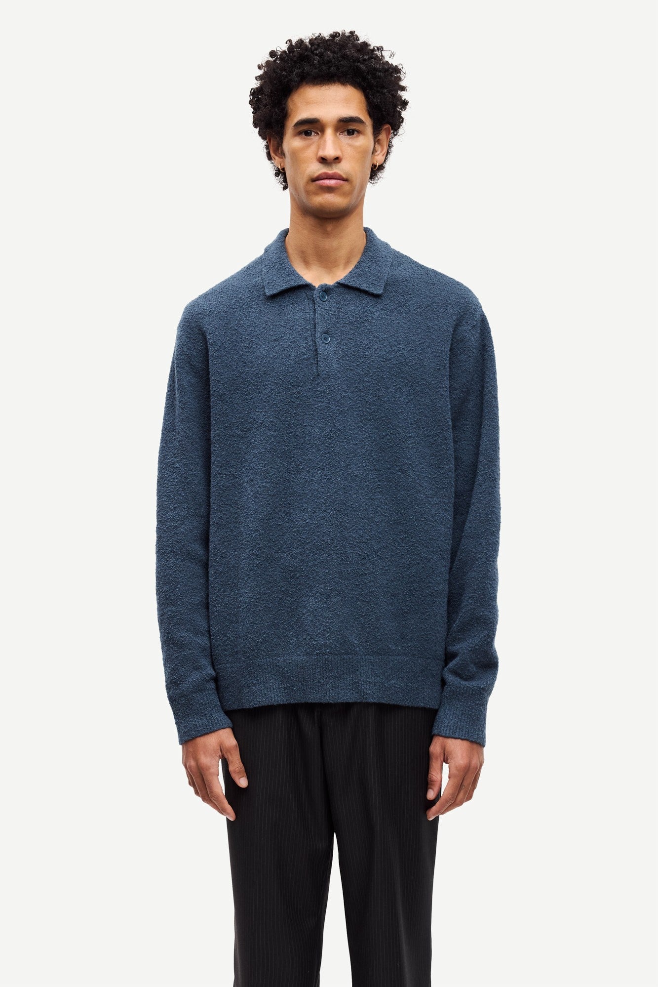 Samsoe Samsoe Sanino Polo - Midnight Navy
