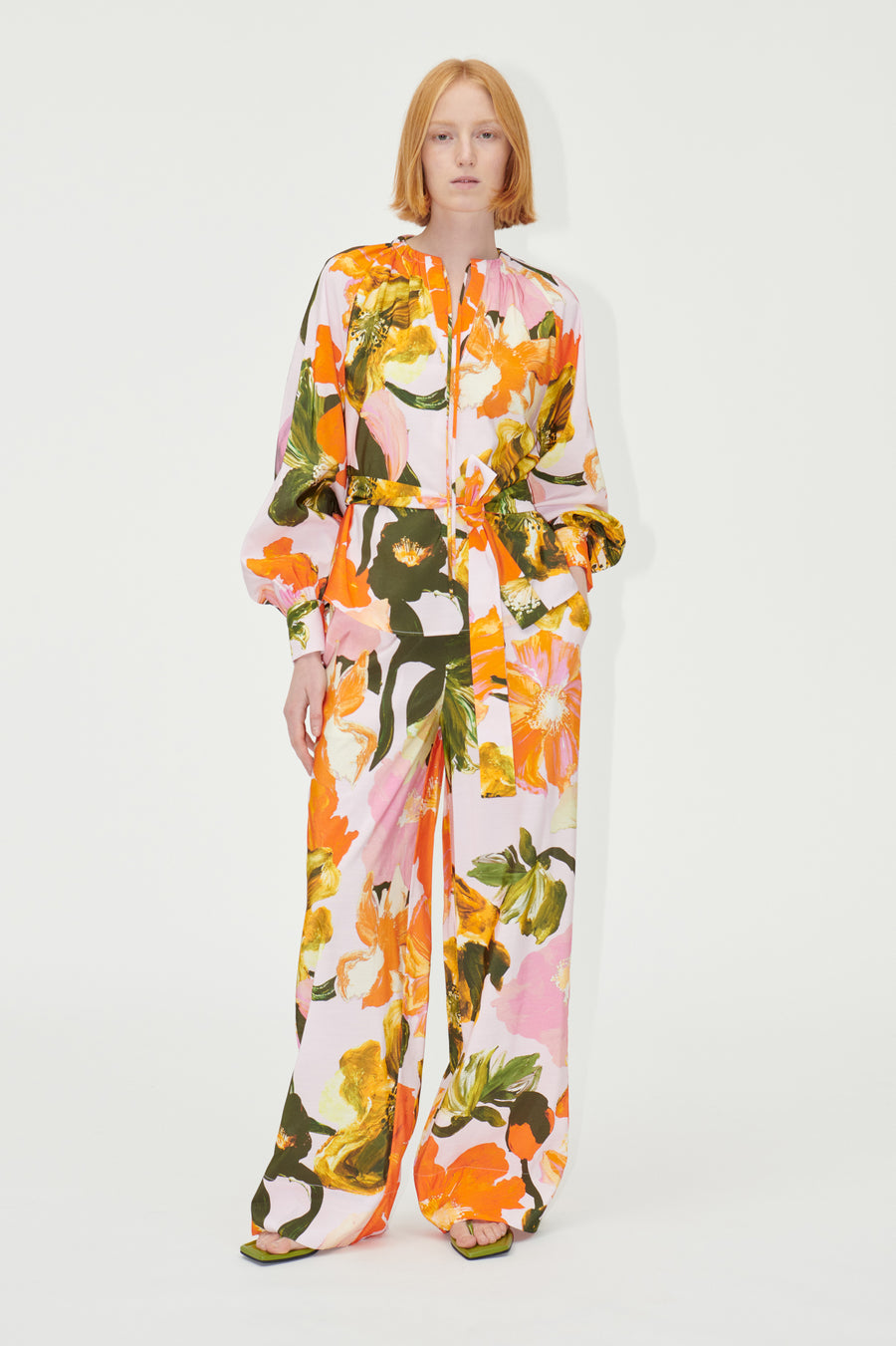 Stine Goya Emi Pants - Summer Day Poppies