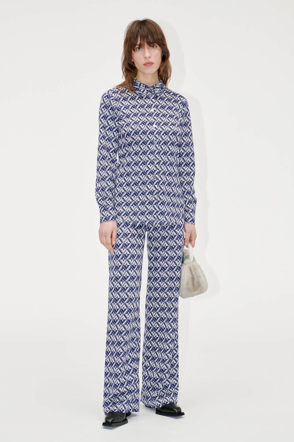 Stine Goya Sabina Shirt - Pixelated Rhombus