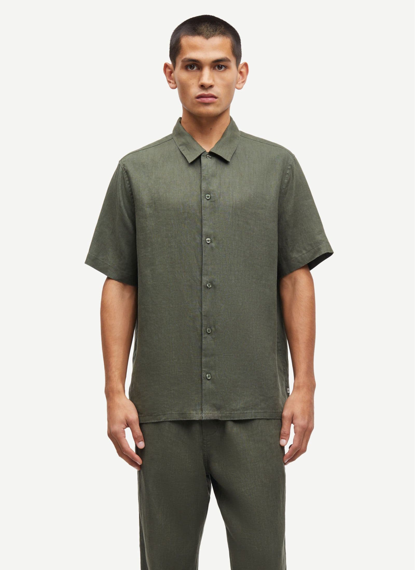 Samsoe Samsoe Saavan JX Shirt - Climbing Ivy