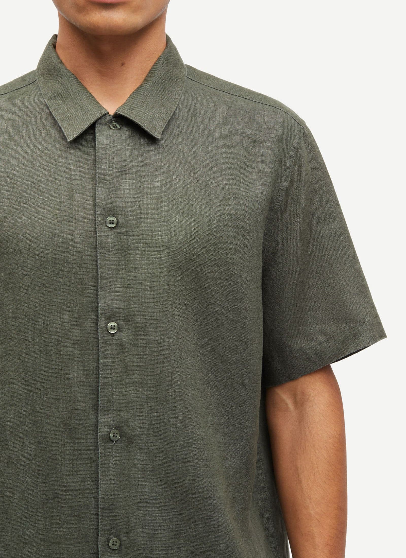 Samsoe Samsoe Saavan JX Shirt - Climbing Ivy