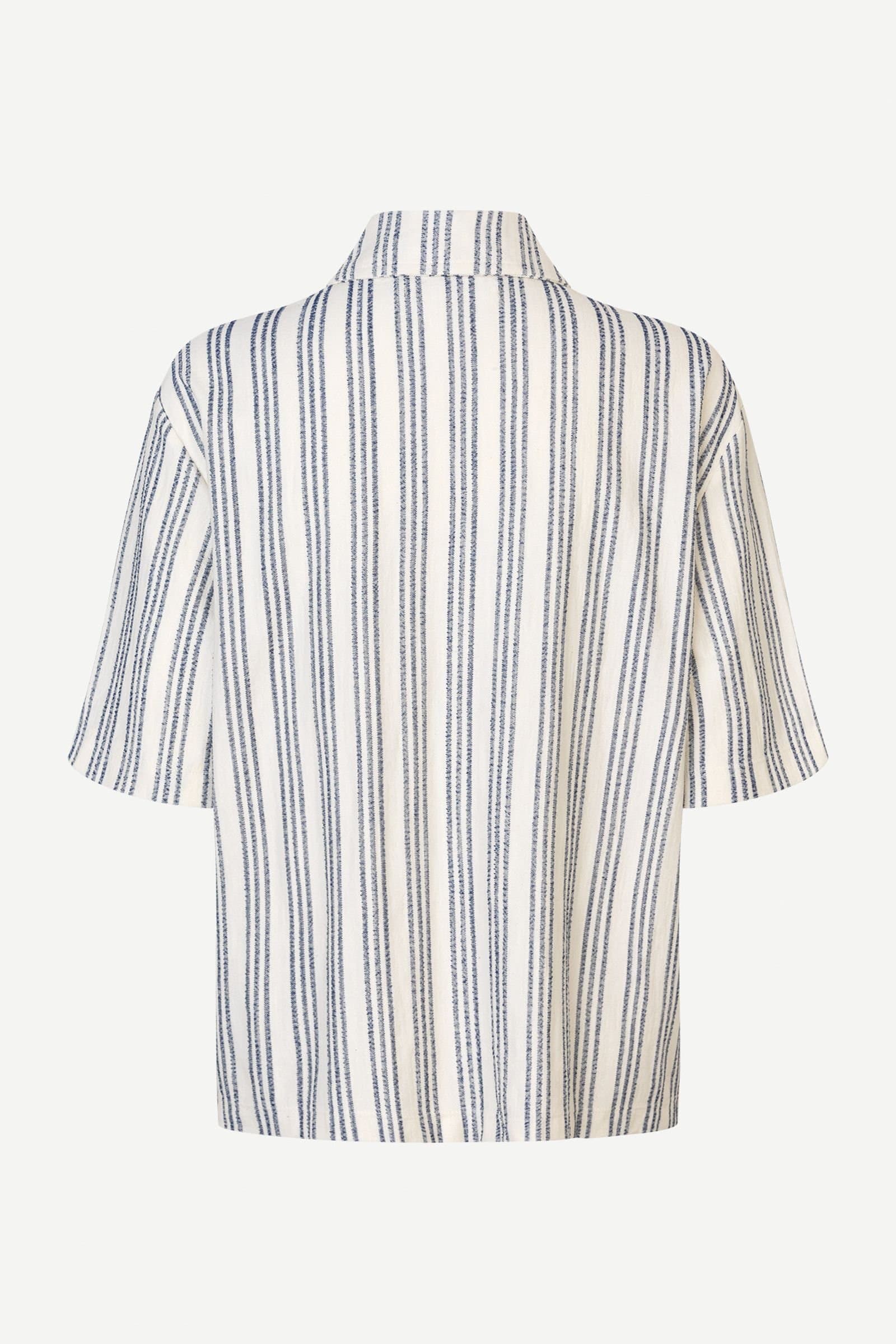 Samsoe Samsoe Sakaja Shirt - Natural Jasper Stripe