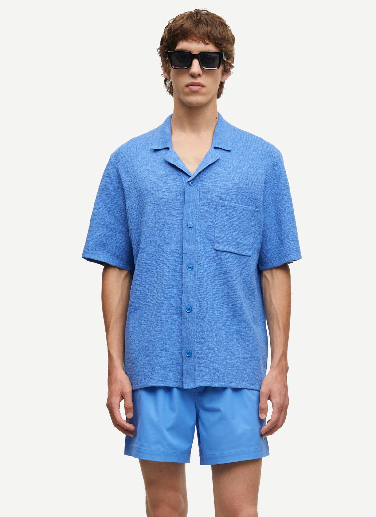 Samsoe Samsoe Salarry Shirt - Blue Jasper