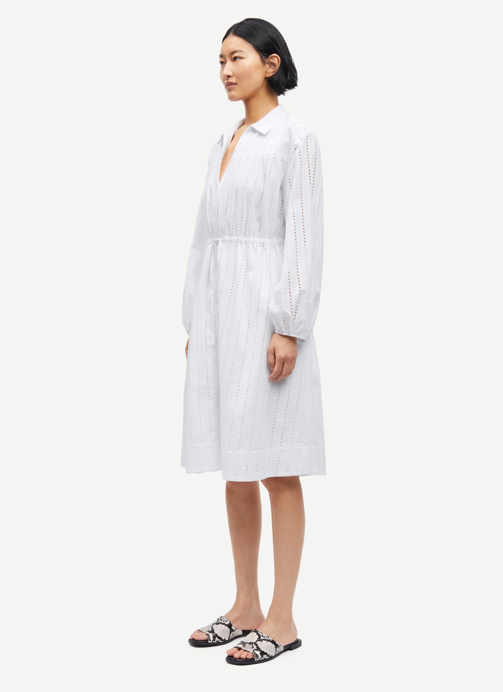 Samsoe Samsoe Samanarola Dress - White