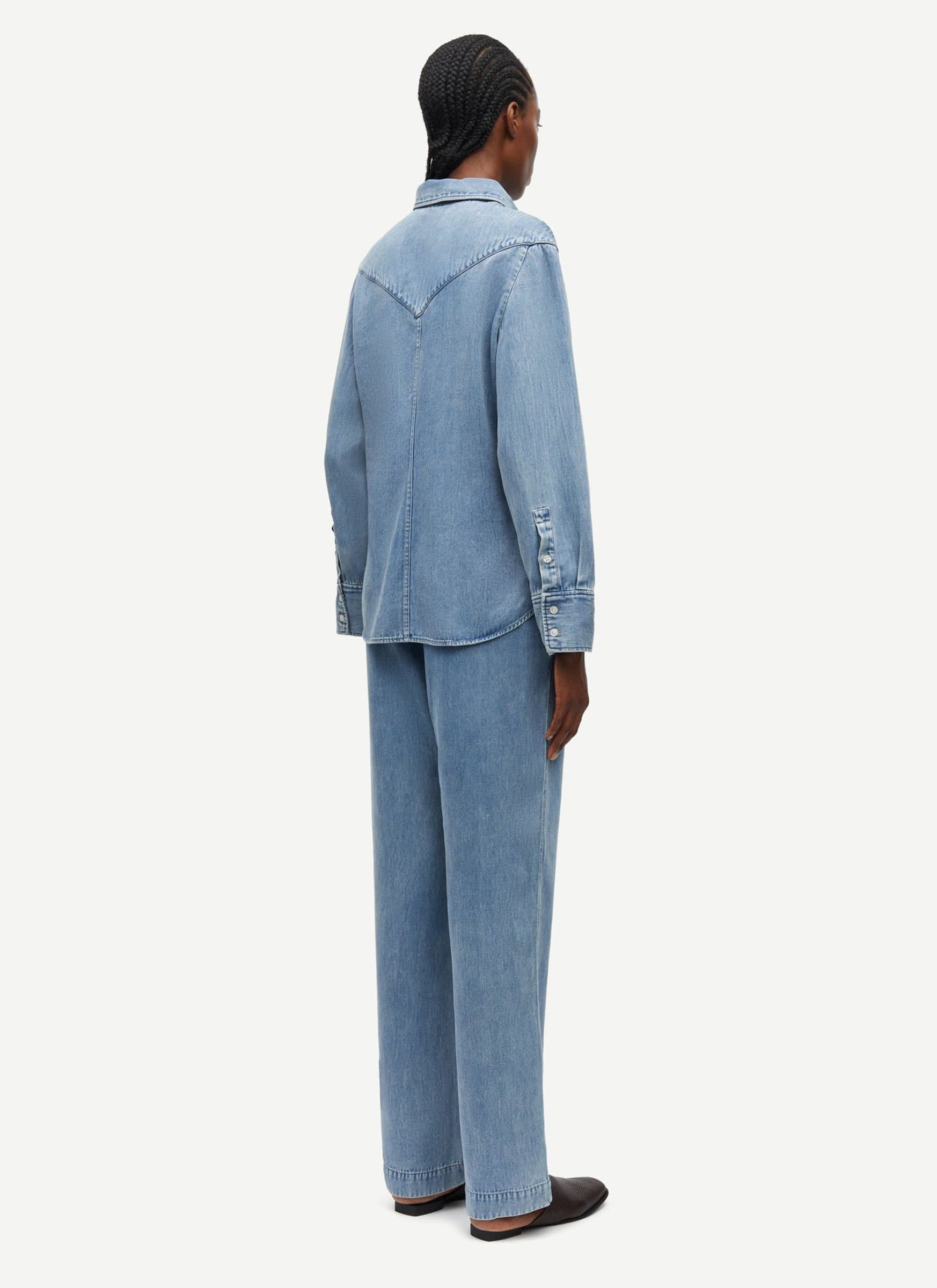 Samsoe Samsoe Samos Shirt - Denim Blue