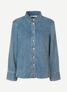 Samsoe Samsoe Samos Shirt - Denim Blue