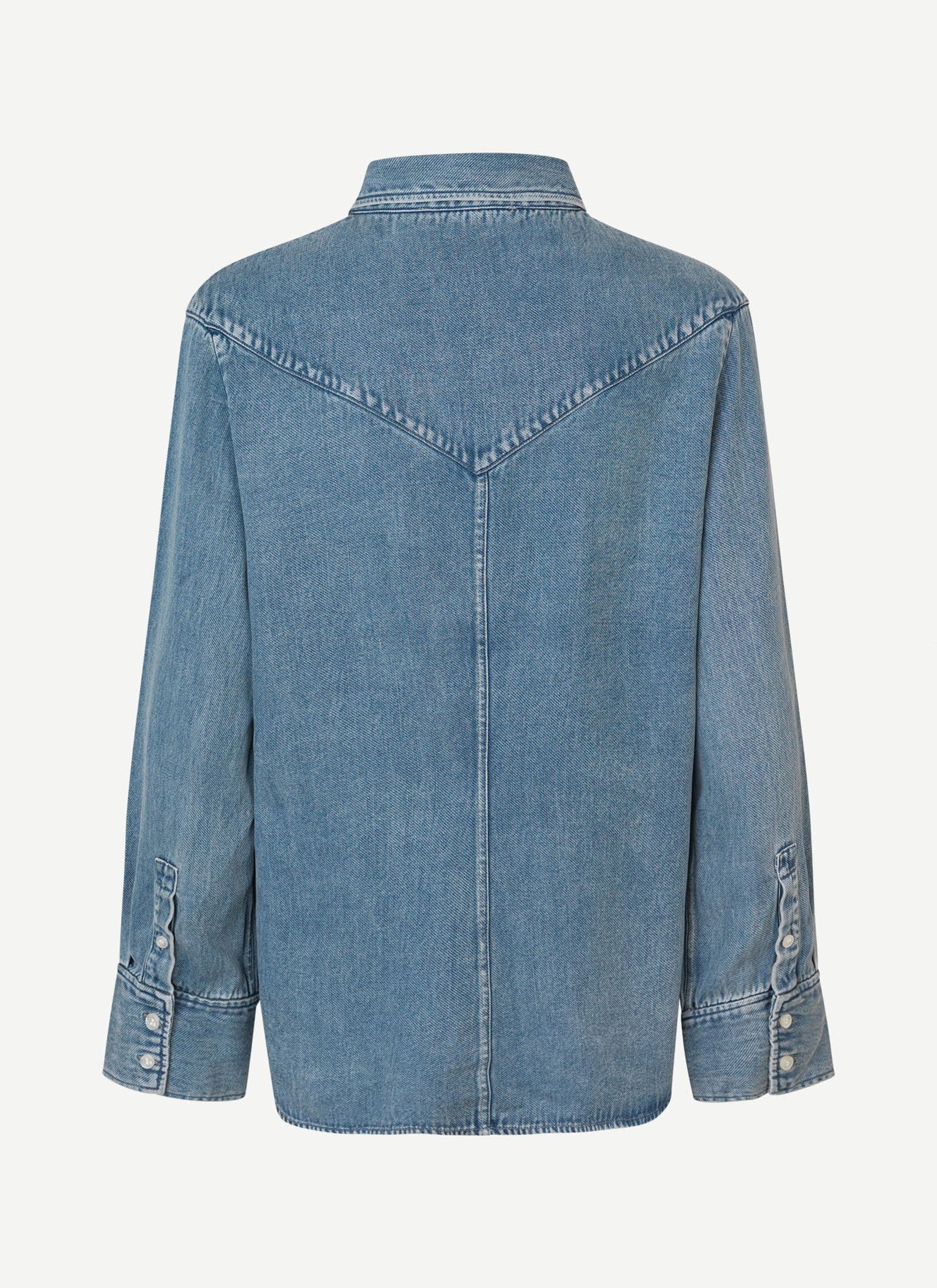 Samsoe Samsoe Samos Shirt - Denim Blue