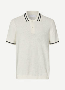 Samsoe Samsoe Sapedro Polo Top - Clear Cream