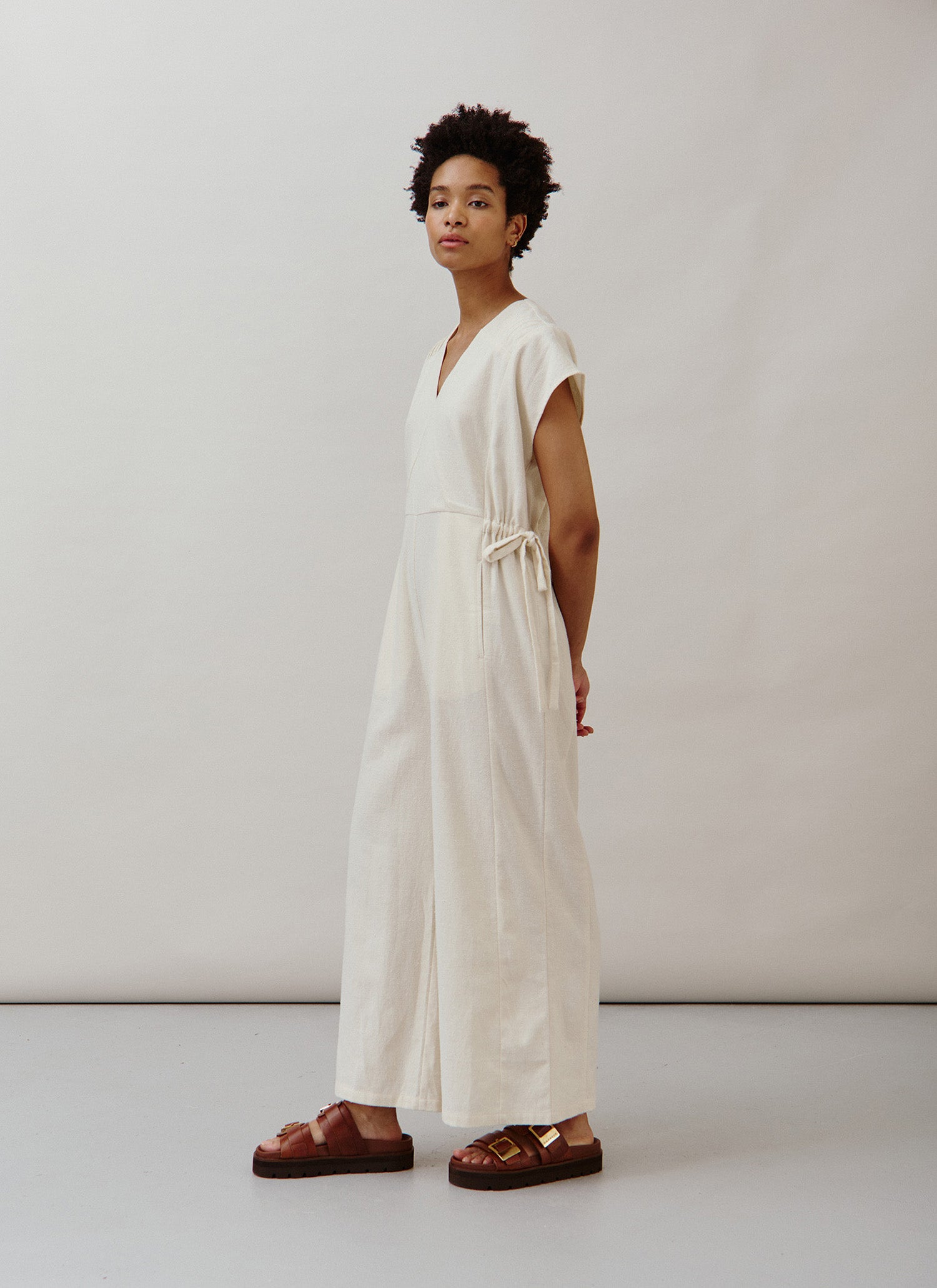 Sideline Ava Jumpsuit - Ecru