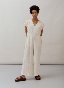 Sideline Ava Jumpsuit - Ecru