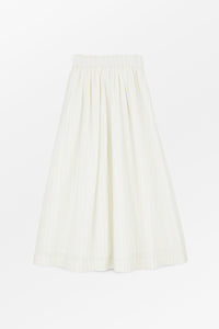 Skall Studio Dagny Skirt - White/Yellow Dobby Stripe