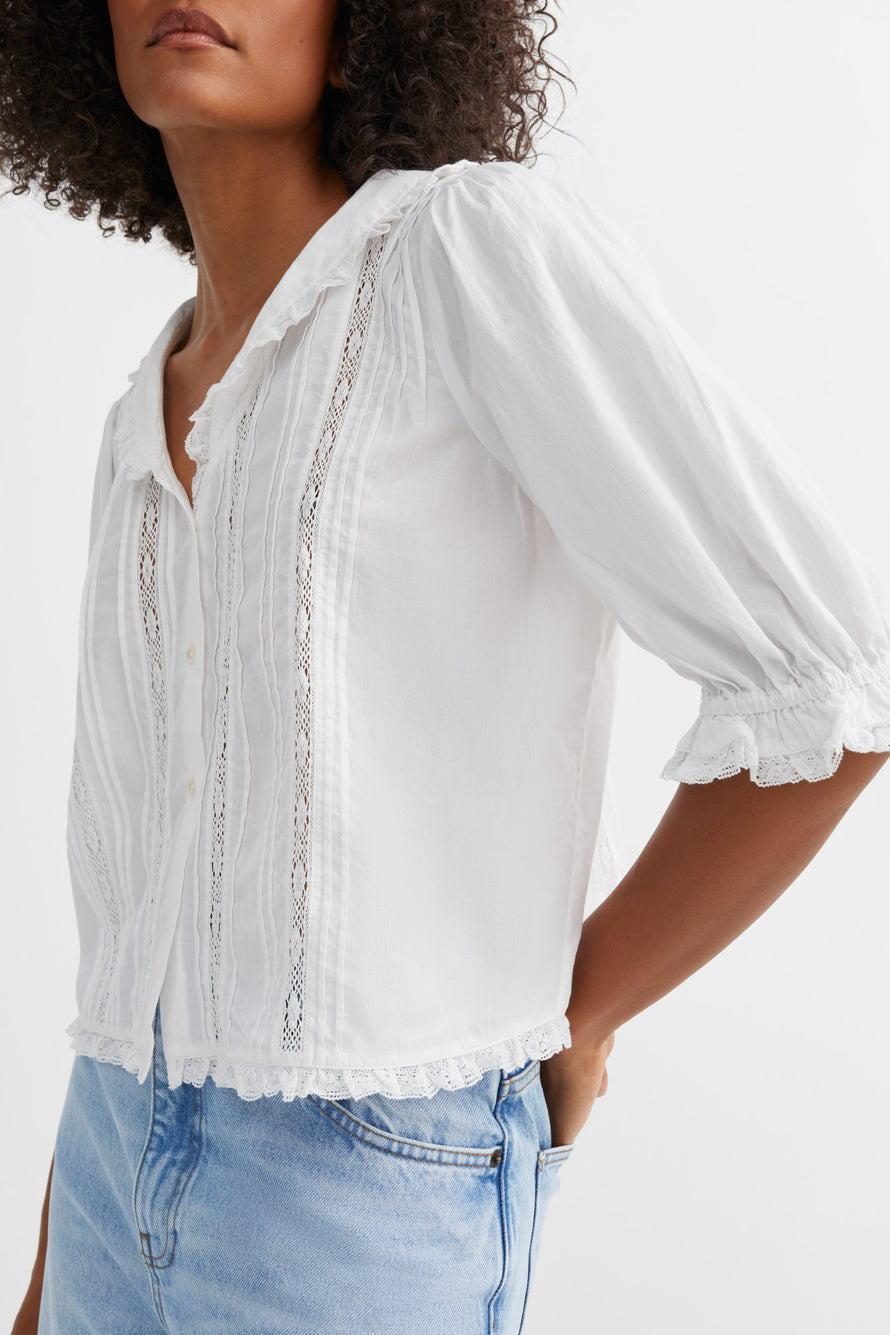 Skall Studio Magnolia Short Sleeve Blouse