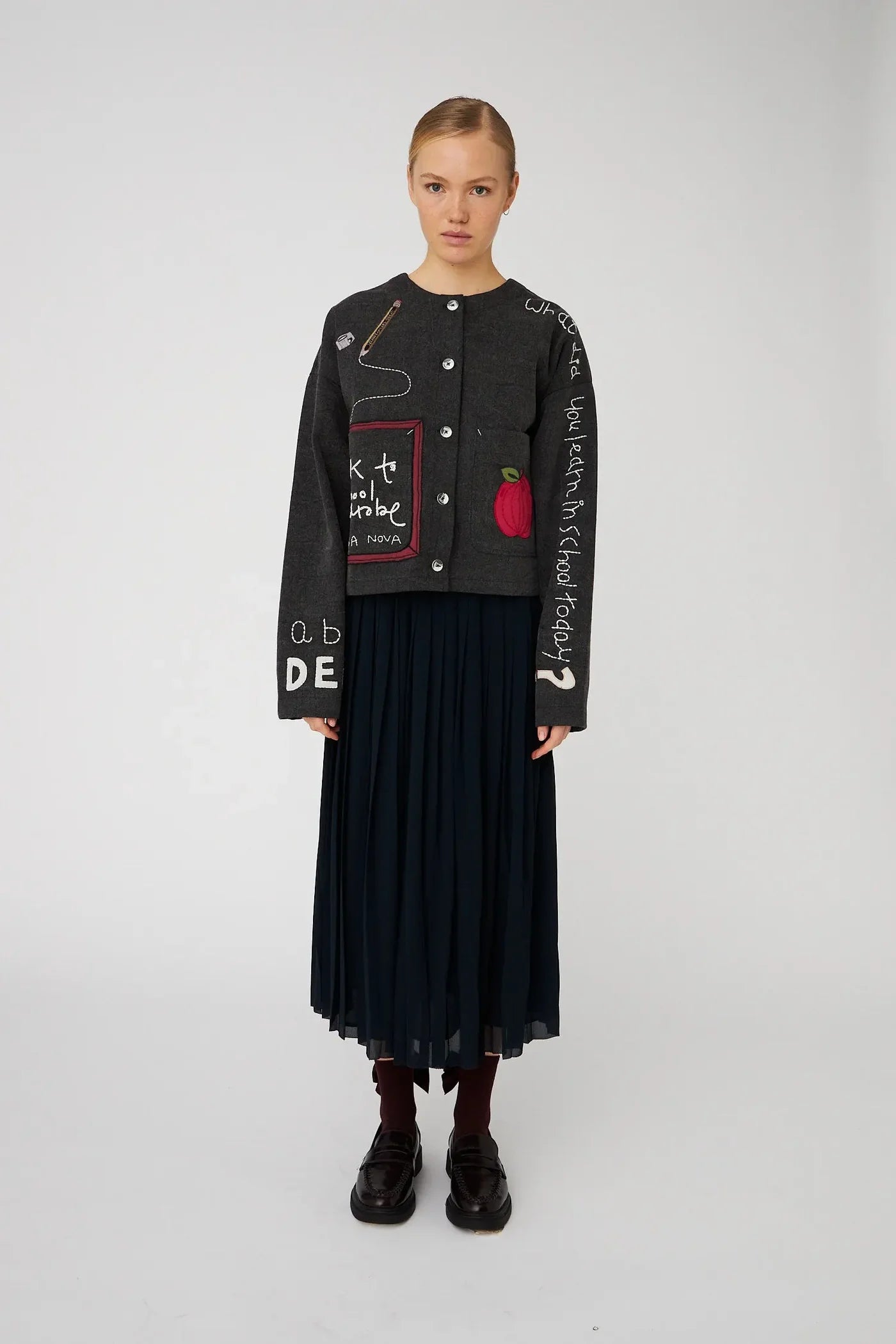 Stella Nova Back to School Ebroidered Jacket