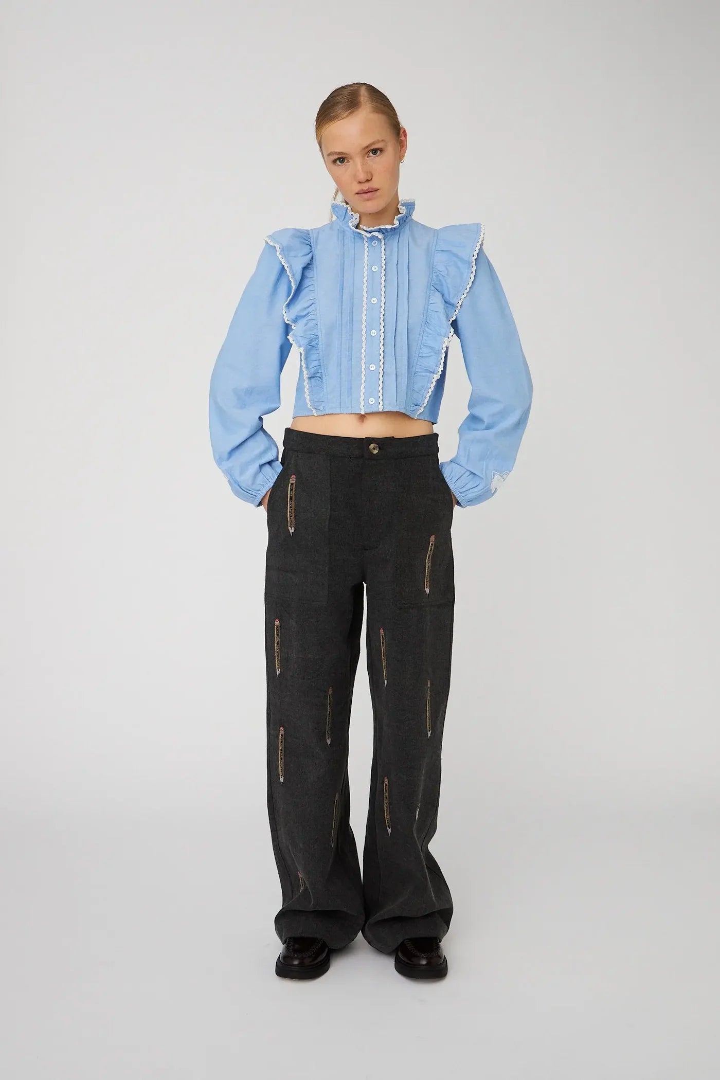 Stella Nova Bakc to School Embroidered Trousers