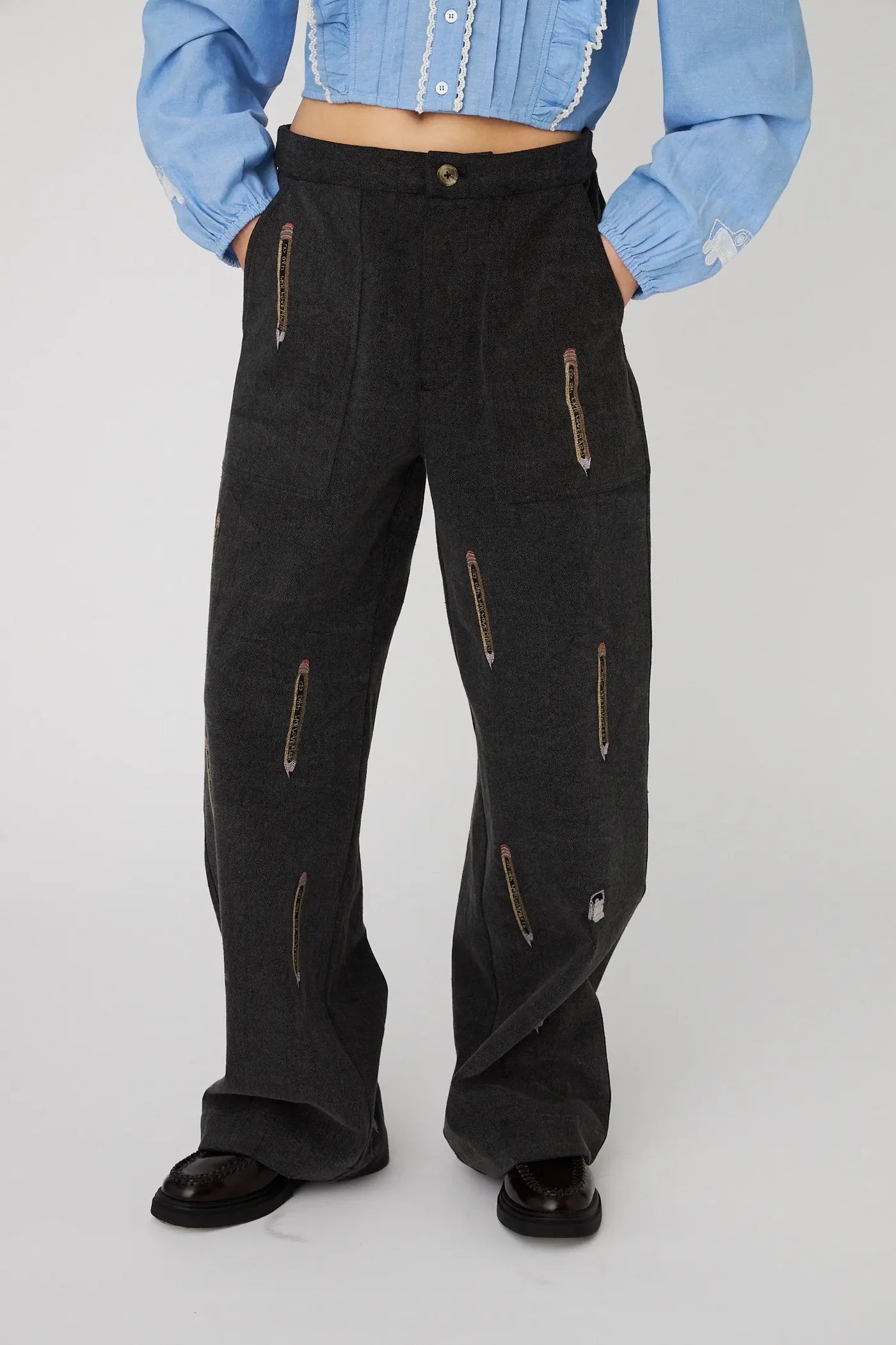 Stella Nova Bakc to School Embroidered Trousers