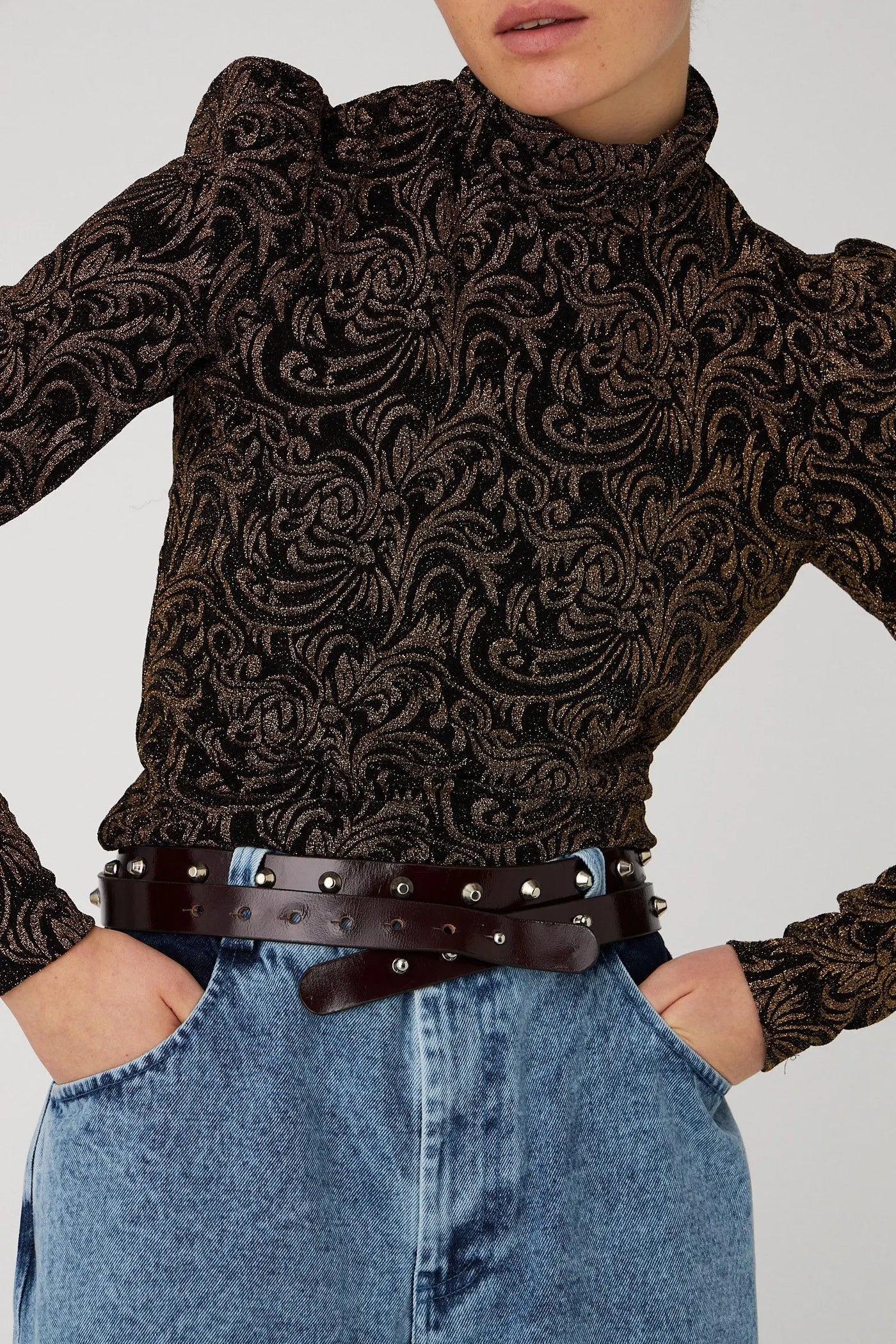 Stella Nova Sparkling Jersey Blouse