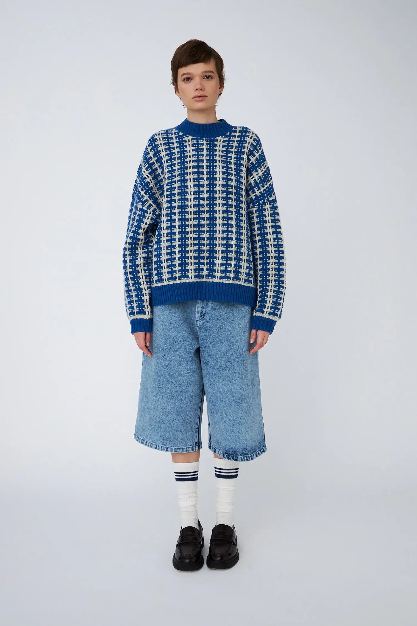 Stella Nova Wool Mix Sweater - Blue Sea