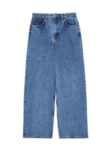 Skall Studio Willow Wide Jeans Mid Blue