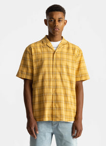 Revolution Short Sleeved Cuban Shirt - Yellow