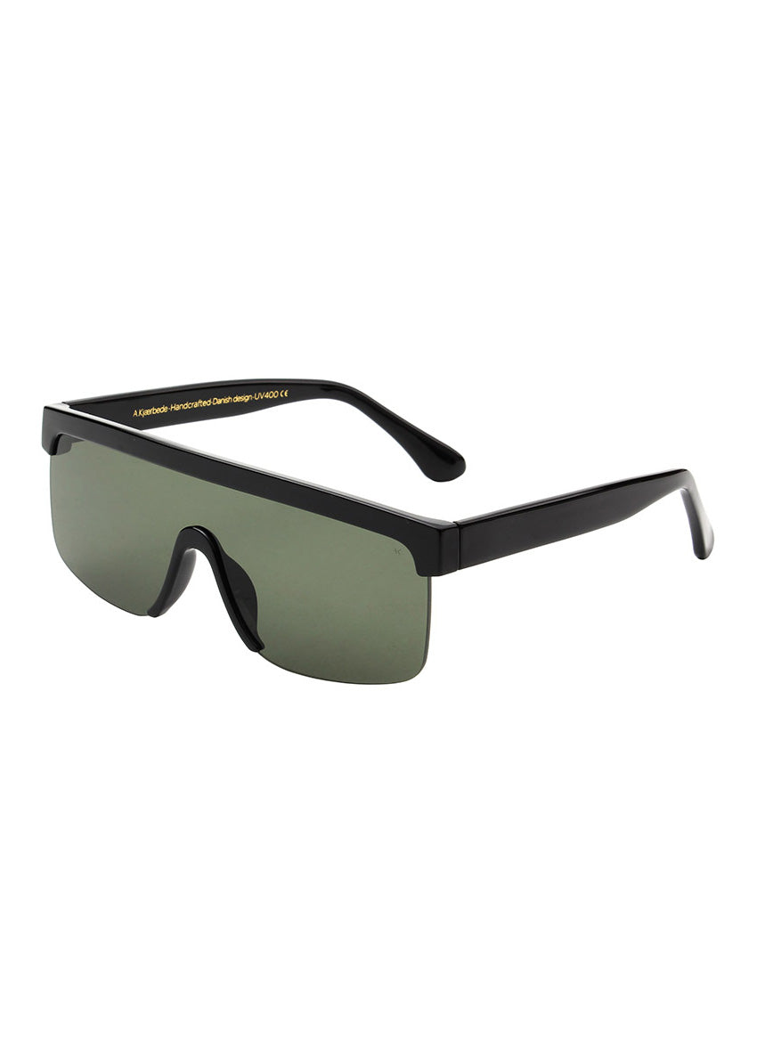 A. Kjaerbede Move1 Sunglasses, Black - White Feather Boutique