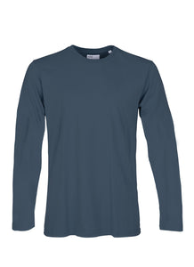Colorful Standard Men's Long Sleeve T-Shirt - Petrol Blue