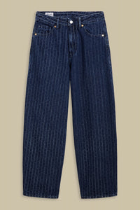 Kings of Indigo Leila Cropped Indigo Wabash Jeans - White Feather Boutique