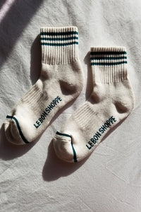 Le Bon Shoppe Girlfriend Socks - Egret - White Feather Boutique