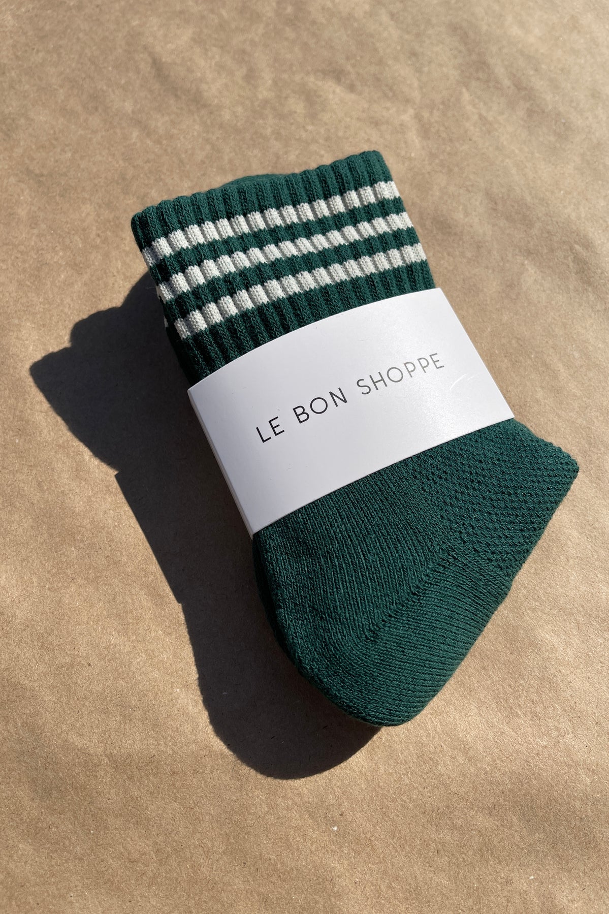 Le Bon Shoppe Girlfriend Socks - Hunter Green - White Feather Boutique