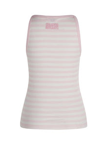 Mads Norgaard Cotton Stripe Carry Top - Blushing Bride