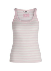 Mads Norgaard Cotton Stripe Carry Top - Blushing Bride