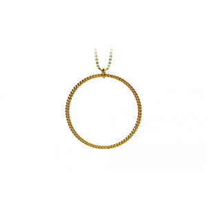 Pernille Corydon Big Twisted Necklace - Gold Plated Silver - White Feather Boutique