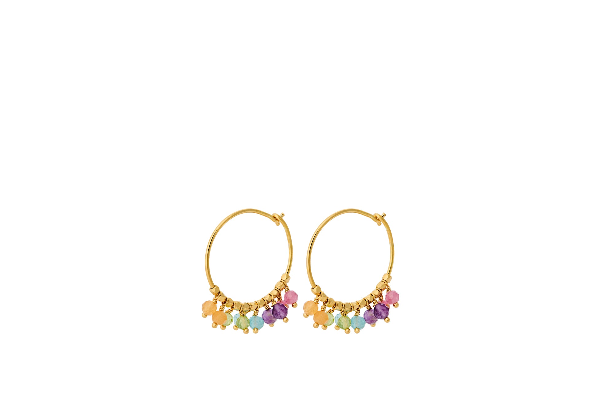 Pernille Corydon Rainbow Hoops - White Feather Boutique