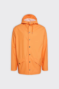 Rains Jacket - Orange - White Feather Boutique